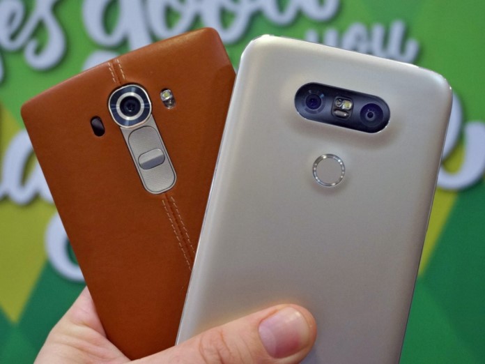 LG G5 и LG G4 живые фото