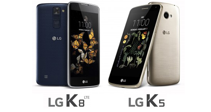 lg k5 и lg k8 представлены